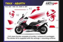 Aufkleber Satz kompatibel mit Yamaha T Max 500 2008 - 2011 - MXPKAY4511