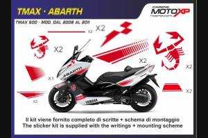 Kit Autocollants compatible avec Yamaha T Max 500 2008 - 2011 - MXPKAY4511