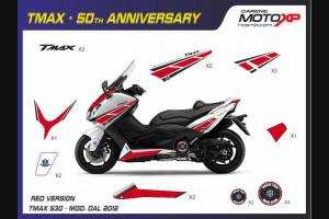 Kit Autocollants compatible avec Yamaha T Max 530 2012 - 2014 - MXPKAY4526
