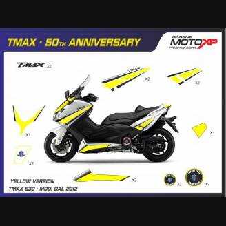 Aufkleber Satz kompatibel mit Yamaha T Max 530 2012 - 2014 - MXPKAY4527