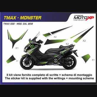 Kit de pegatinas compatible con Yamaha T Max 530 2012 - 2014 - MXPKAY4528