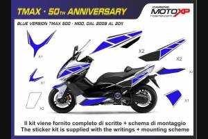 Kit Autocollants compatible avec Yamaha T Max 500 2008 - 2011 - MXPKAY4536