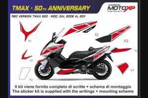 Kit Autocollants compatible avec Yamaha T Max 500 2008 - 2011 - MXPKAY4538