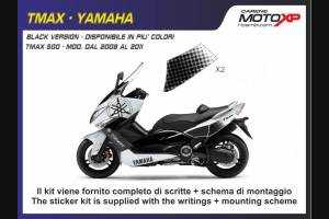 Kit Autocollants compatible avec Yamaha T Max 500 2008 - 2011 - MXPKAY4540