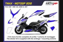 Sticker set compatible with Yamaha T Max 500 2008 - 2011 - MXPKAY4543