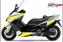 Carenage en abs pour la roue avec peinture compatible avec Yamaha T Max 500 2008 - 2011 - MXPCYT4563