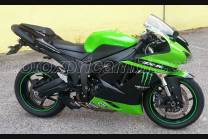 Carenados en abs pintados para la calle compatible con Kawasaki ZX6R 2007 - 2008 - MXPCAV4662 2