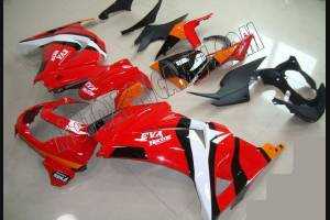 Lackierte Straße Verkleidung auf ABS kompatibel mit Kawasaki ZX Ninja 250 2008 - 2011 - MXPCAV4764