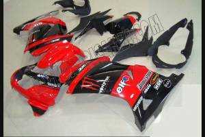 Lackierte Straße Verkleidung auf ABS kompatibel mit Kawasaki ZX Ninja 250 2008 - 2011 - MXPCAV4766