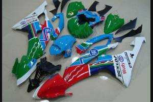 Painted street fairings in abs compatible with Yamaha R6 2008 - 2016 - MXPCAV4829