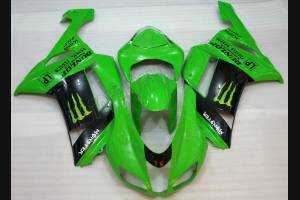 Painted street fairings in abs compatible with Kawasaki ZX6R 2007 - 2008 - MXPCAV4911
