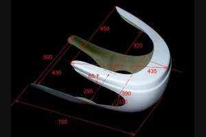 Half Fairing racing Laverda Cafè Race OU-K1000 - MXPVCR5239