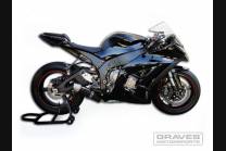 Lackierte Rennverkleidung Kawasaki Zx10R 2011 - 2015 mit 2 Farben - MXPCRV5420