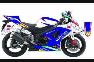 Painted street fairings in abs compatible with Suzuki Gsxr 1000 2007 - 2008 - MXPCAV5427