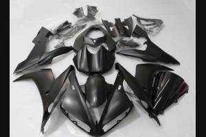Carene stradali in abs verniciate compatibili con Yamaha R1 2004 - 2006 Matt Black - MXPCAV5439
