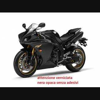 Carene stradali in abs verniciate compatibili con Yamaha R1 2009 - 2011 Matt Black - MXPCAV5443