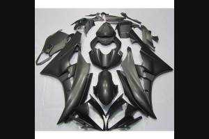 Lackierte Straße Verkleidung auf ABS kompatibel mit Yamaha R6 2006 - 2007 Matt Black - MXPCAV5445
