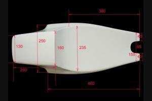 back seat for neoprene seat - MXPCRD5486