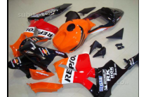 Lackierte Straße Verkleidung auf ABS kompatibel mit Honda CBR 600 RR 2003 - 2004 - MXPCAV5496