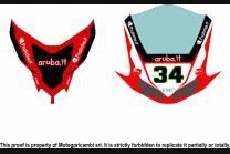 Carenados en abs pintados para la calle compatible con Ducati 848 1098 1198 - MXPCAV5559 2