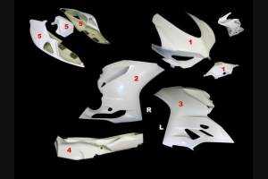 Ducati 899 1199 Panigale racing fairings in 5 pieces - MXPCRD5581