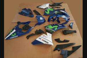 Carene stradali in abs verniciate compatibili con Yamaha R1 2012 - 2014 - MXPCAV5612