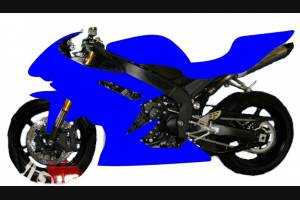 Carene Racing Verniciate Yamaha R1 2007 - 2008 + adesivi in omaggio - MXPCRV5681