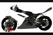 Lackierte Rennverkleidung Yamaha R1 2007 - 2008 mit 2 Farben + frei Grafiken - MXPCRV5682