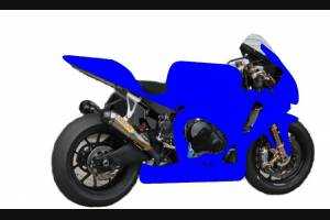 Lackierte Rennverkleidung Suzuki Gsxr 1000 2009 - 2016 mit 2 Farben + frei Grafiken - MXPCRV5708