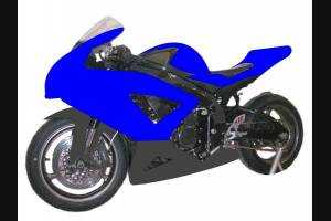 Painted Race Fairings Suzuki Gsxr 600/750 2008 -2010 in 2 Colours like the picture + stickers for free - MXPCRV5713
