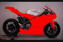 Lackierte Rennverkleidung Ducati 848 1098 1198 mit 2 Farben + frei Grafiken Rossa - MXPCRV5732
