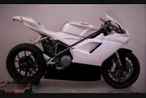 Carenado Racing Pintado Ducati 848 1098 1198 + peganitas gratuito White Black - MXPCRV5734