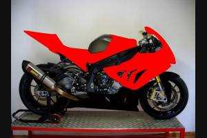 Painted Race Fairings Bmw S1000 RR 2009 - 2014 in 2 Colours like the picture + stickers for free Nero Red - MXPCRV5744