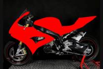 Carene Racing Verniciate Bmw S1000 RR 2015 - 2018 2 Colori come da schema Racing + adesivi in omaggio Nero Rosso - MXPCRV5748