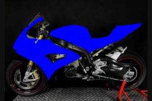 Carene verniciate 2 Colori come da schema Racing + adesivi in omaggio Nero blu - MXPCRV5749