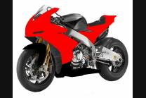 Carénages Aprilia RSV4 2009 - 2014 peinture + autocollants gratuitemente Black Red - MXPCRV5751