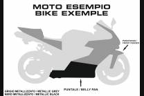 Painted Fairings Aprilia RSV4 2009 - 2014 in 2 Colours like the picture + stickers for free Black Grey - MXPCRV5754