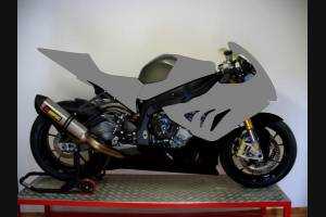 Painted Race Fairings Bmw S1000 RR 2009 - 2014 in 2 Colours like the picture + stickers for free Nero grey - MXPCRV5814