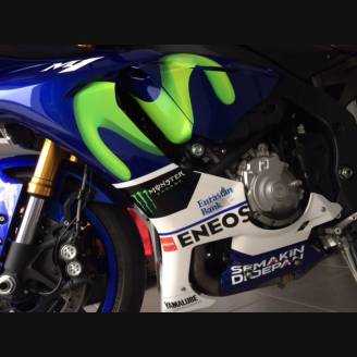 Painted street fairings in abs compatible with Yamaha R1 2015 - 2019 - MXPCAV5911