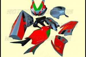 Carene Racing Verniciate Aprilia RSV4 2009 - 2014 fluo - MXPCRV5924