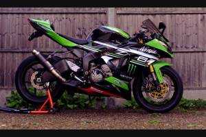 Lackierte Straße Verkleidung auf ABS kompatibel mit Kawasaki ZX6R 636 2013 - 2018 - MXPCAV6096