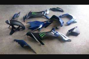 Painted street fairings in abs compatible with Yamaha R1 2015 - 2019 - MXPCAV6102