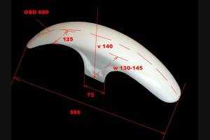 Front mudguard MXPVCR6308 