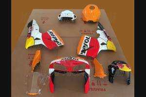 Painted street fairings in abs compatible with Honda CBR 600 RR 2005 - 2006 - MXPCAV6487