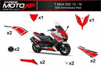Kit Autocollants compatible avec Yamaha T Max 530 2015 - 2016 - MXPKAY6497