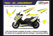 Sticker set compatible with Yamaha T Max 530 2015 - 2016 - MXPKAY6498