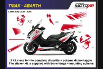Aufkleber Satz kompatibel mit Yamaha T Max 530 2015 - 2016 - MXPKAY6499