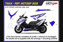 Aufkleber Satz kompatibel mit Yamaha T Max 530 2015 - 2016 - MXPKAY6501