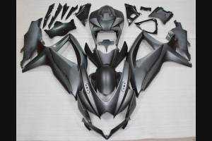 Carene stradali in abs verniciate compatibili con Suzuki Gsxr 600/750 2008 - 2010 Matt Black MXPCAV6773