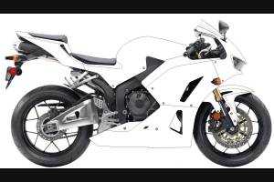 Painted street fairings in abs compatible with Honda CBR 600 RR 2013 - 2018 - MXPCAV6841